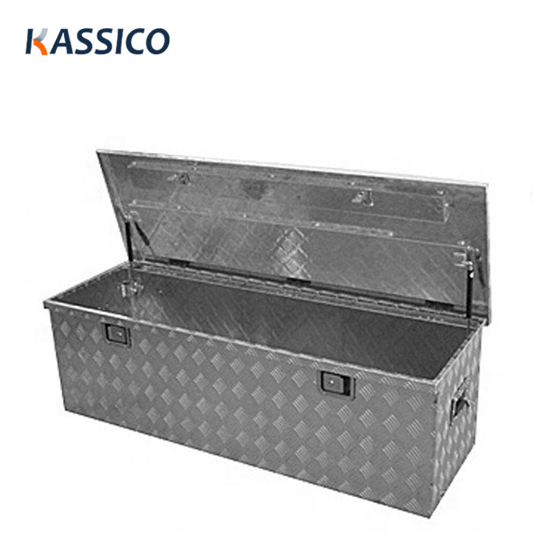 Cajas de herramientas de aluminio de 1450 mm para camiones, vehículos recreativos, vehículos todo terreno y remolques