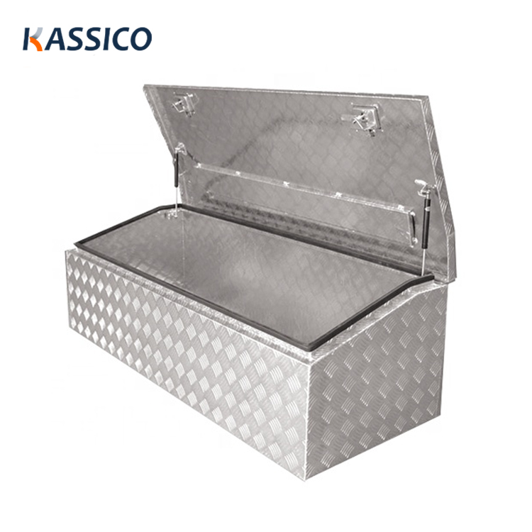 Caja de herramientas de perfil bajo de aluminio de 1.5 mm para caja de camión