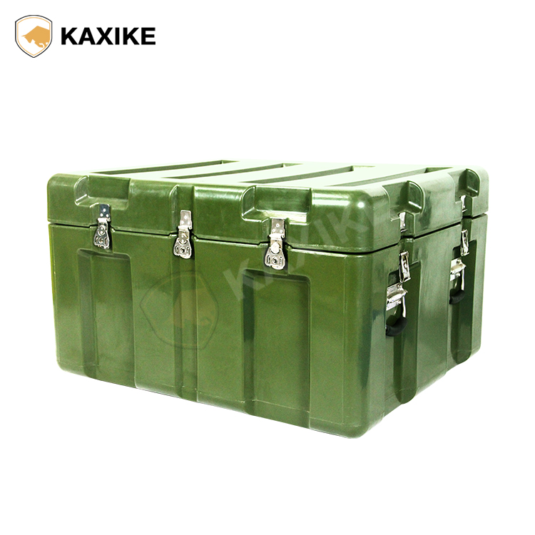 Caja de almacenamiento militar de plástico duro rotomoldeado