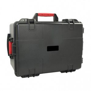 Estuche rígido de plástico resistente al agua IP67 para equipos.