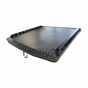 Cubierta de caja de camioneta de aluminio con retráctil manual
