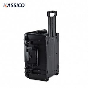 Cajas de almacenamiento de plástico impermeables con carro