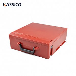 Estuche de plástico duro con divisor