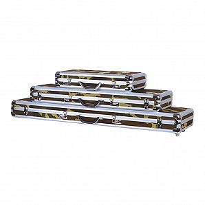 Estuche largo de aleación de aluminio para guardar aparejos de pesca, armas y arcos y flechas.