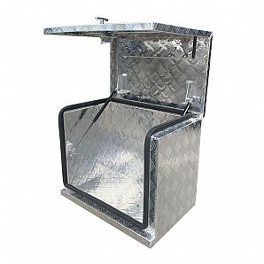 Caja de herramientas para generador de aluminio impermeable con apertura superior