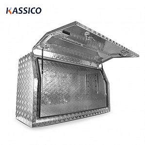 Cajas de herramientas de aluminio para camionetas UTE con apertura total de puerta