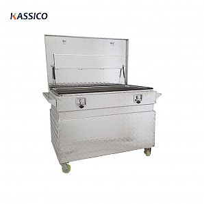 Caja de herramientas de aluminio para el lugar de trabajo