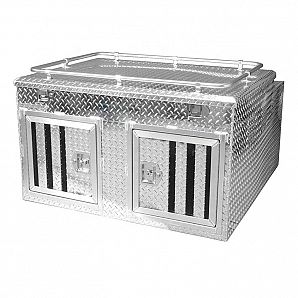 Caja de aluminio para perros Hunter