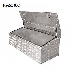 Caja de herramientas de perfil bajo de aluminio de 1.5 mm para caja de camión