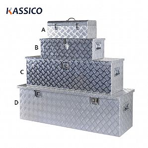 Caja de herramientas de aluminio de 1.5 mm para camionetas y remolques