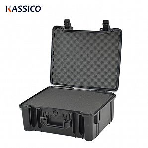 Estuche protector y de transporte de equipos de plástico