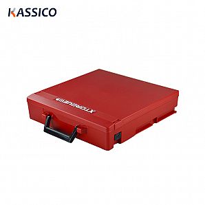 Estuches de plástico divididos con compartimentos