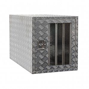 Caja grande individual de aluminio para perro para camión