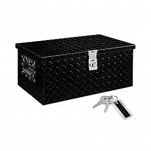Caja de herramientas de aluminio de 20 pulgadas para camiones, remolques, garajes, obras y plataformas.