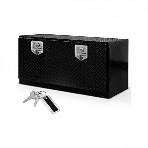 Caja de herramientas de aluminio debajo de la caja del camión