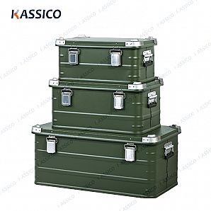Cajas y contenedores de aluminio para almacenamiento de excedentes militares