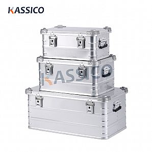 Caja de almacenamiento de aluminio para exteriores personalizada