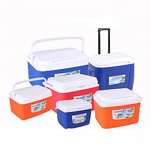 Nevera portátil de plástico de 13 l, 26 l, 38 l, 55 l y 80 l para acampar al aire libre