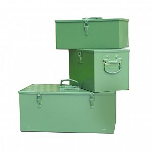 Caja de herramientas soldada de chapa galvanizada