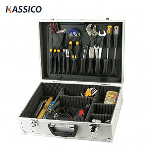 Estuche de herramientas de aluminio personalizado con espuma