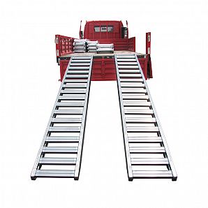 Rampa de carga plegable de aluminio para vehículos todoterreno de alta resistencia