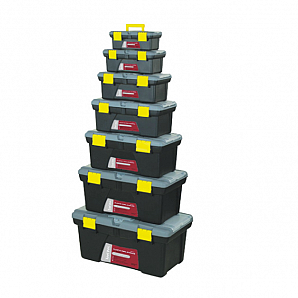 Juego de caja de herramientas de plástico de 11 a 17 pies