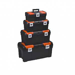 Caja de herramientas de plástico de 14", 17", 20" y 24"