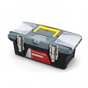 Caja de herramientas de plástico de 13", 16" y 19"
