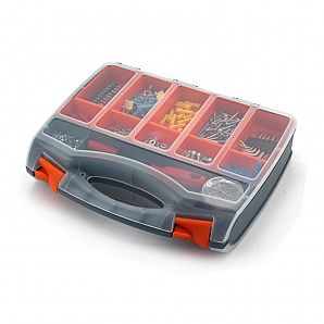 Estuche organizador de almacenamiento de plástico