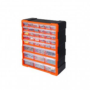 Caja de almacenamiento con 39 cajones para juguetes y ferretería