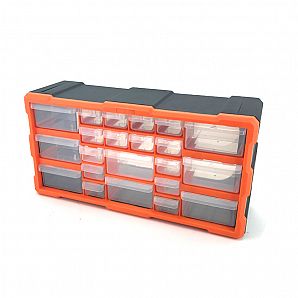 Cajas organizadoras de plástico con 22 cajones para herrajes