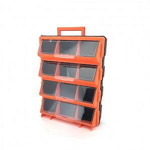 Organizador de almacenamiento de plástico para el hogar con montaje en pared