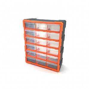 Kit de reparación de 18 cajones, divisor de cajón de plástico