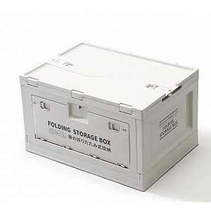 Caja de almacenamiento plegable de plástico para acampar al aire libre con cubierta de madera
