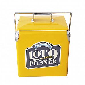 Nevera portátil de metal de 13 l