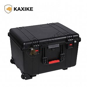 Estuche protector de plástico para DJ con ruedas