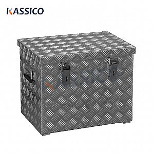 Caja de herramientas de aluminio de 70 l para camión, remolque, camioneta y autocaravana