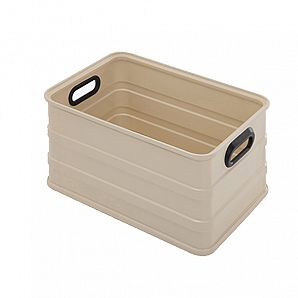 Cesta de camping de aluminio y contenedor para maletero de coche